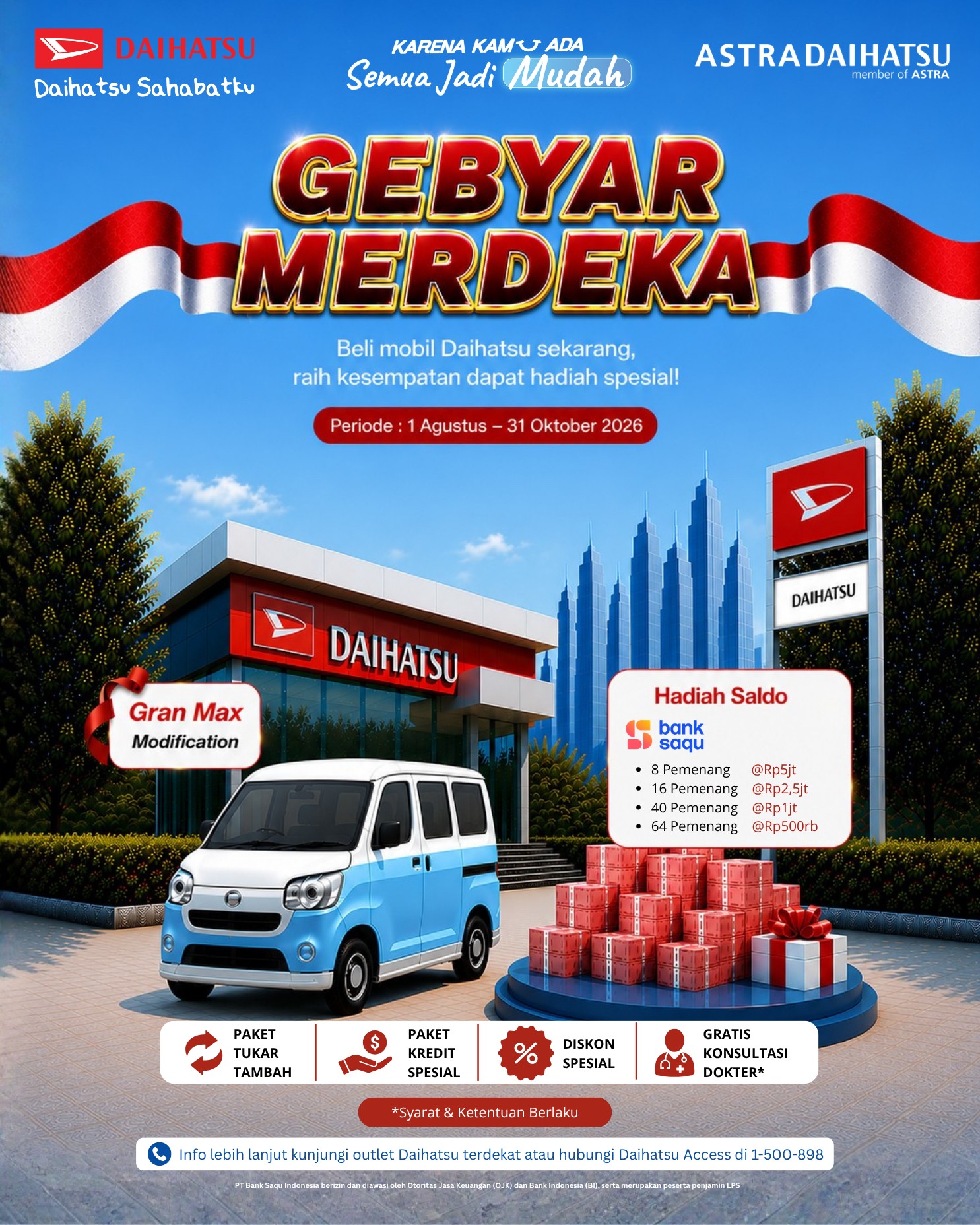 yudhi gebyar merdeka astra daihatsu banjarbaru banjarmasin palangkaraya sampit